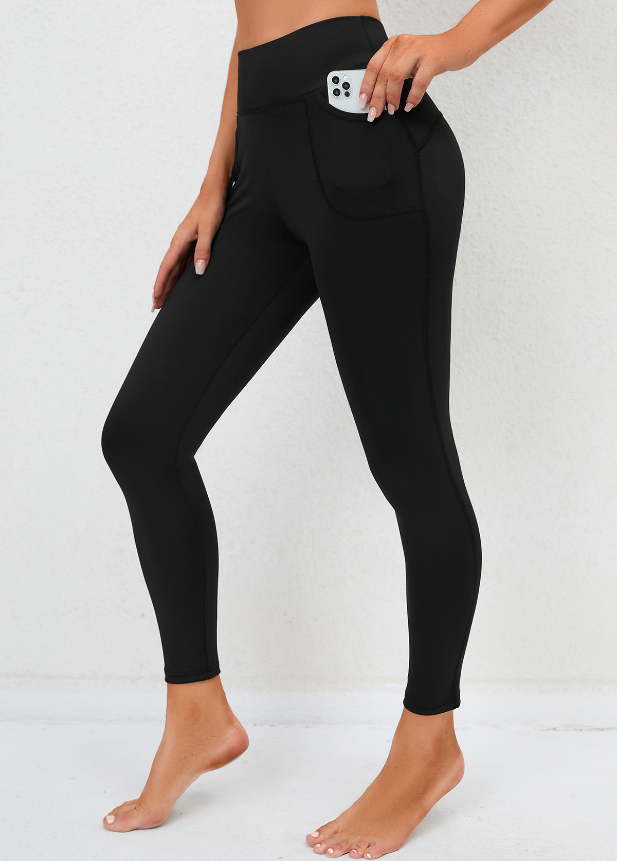 Double Side Pockets High Waisted Leggings