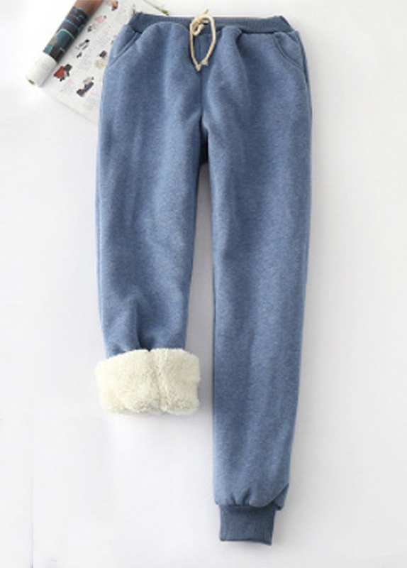 Plush Jogger High Waisted Drawastring Pants